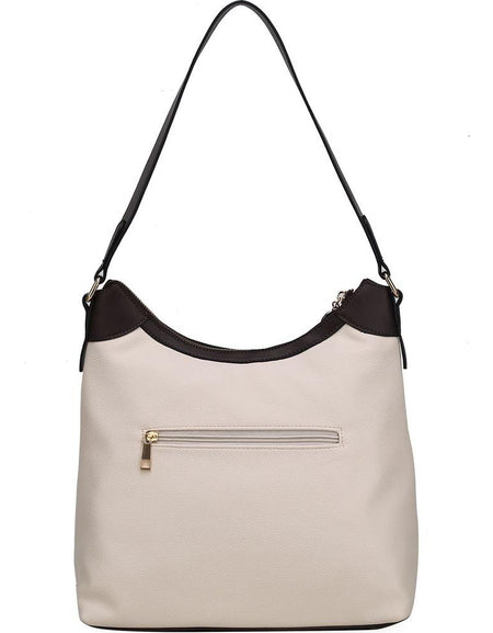 Harper Vegan Color Block Leather Women Shoulder Bag