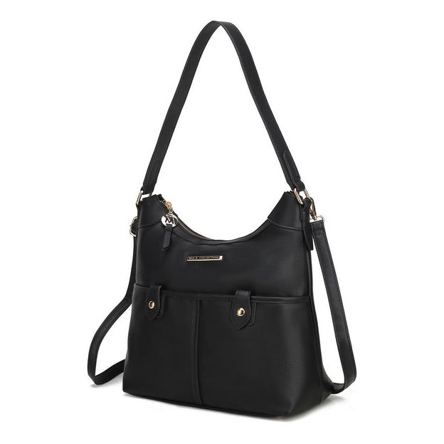 Harper Vegan Color Block Leather Women Shoulder Bag