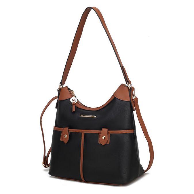 Harper Vegan Color Block Leather Women Shoulder Bag