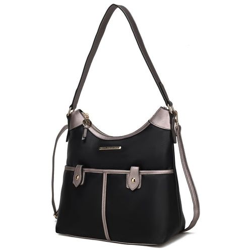 Load image into Gallery viewer, Harper Vegan Color Block Leather Women Shoulder Bag
