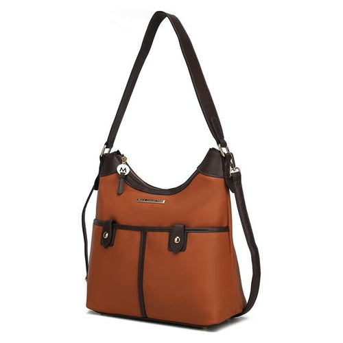 Load image into Gallery viewer, Harper Vegan Color Block Leather Women Shoulder Bag
