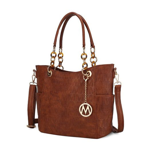 Load image into Gallery viewer, MKF Collection Rylee Tote Handbag Vegan Leather by Mia K
