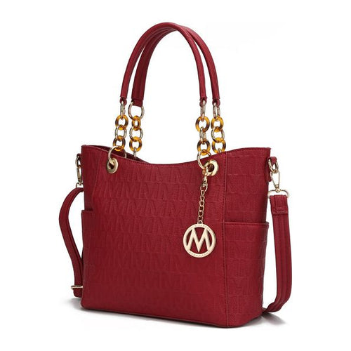 Load image into Gallery viewer, MKF Collection Rylee Tote Handbag Vegan Leather by Mia K
