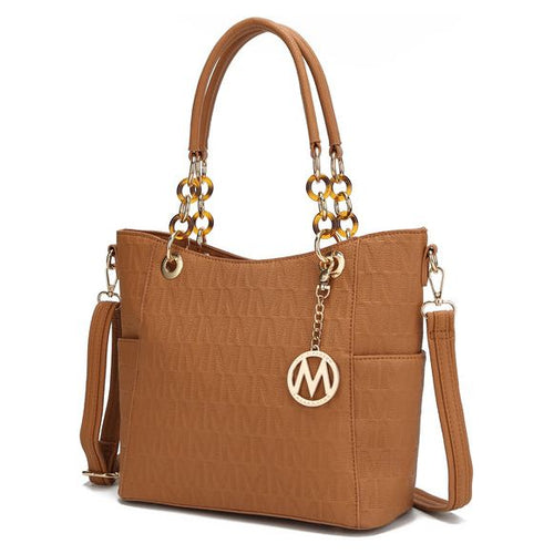 Load image into Gallery viewer, MKF Collection Rylee Tote Handbag Vegan Leather by Mia K
