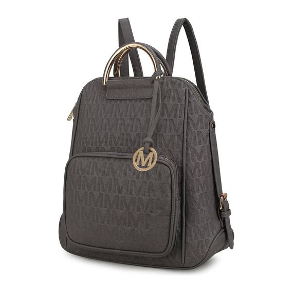 MKF Collection Torra Milan Signature Trendy Backpack By Mia k