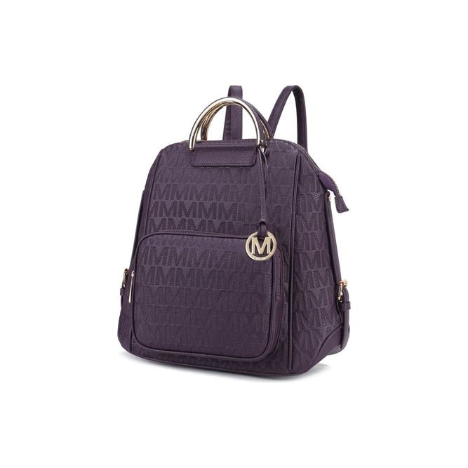 MKF Collection Torra Milan Signature Trendy Backpack By Mia k