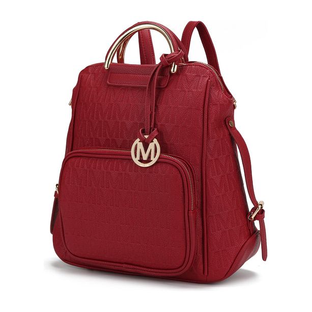 MKF Collection Torra Milan Signature Trendy Backpack By Mia k