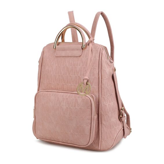 MKF Collection Torra Milan Signature Trendy Backpack By Mia k