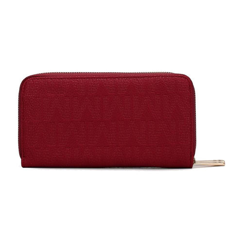 Load image into Gallery viewer, Lisbette Embossed M Signature Wallet - A Touch of Elegance
