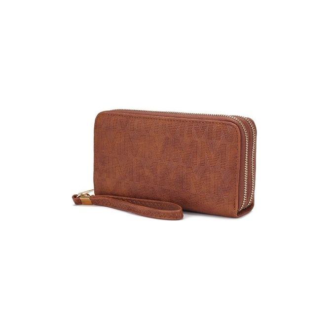 Lisbette Embossed M Signature Wallet - A Touch of Elegance