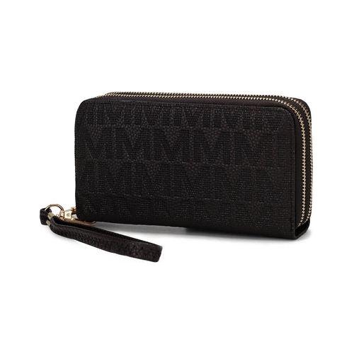 Lisbette Embossed M Signature Wallet - A Touch of Elegance