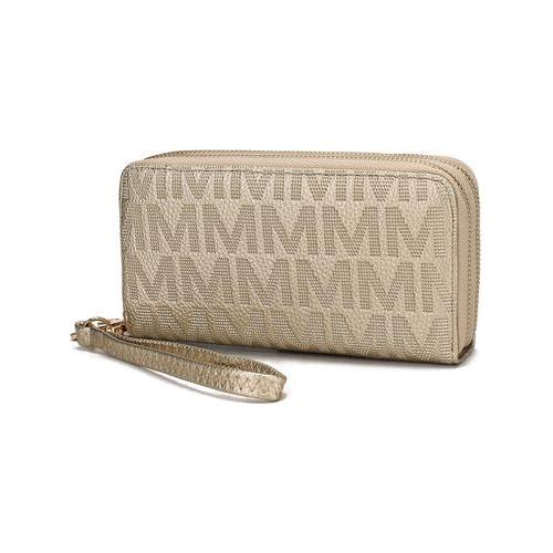 Lisbette Embossed M Signature Wallet - A Touch of Elegance