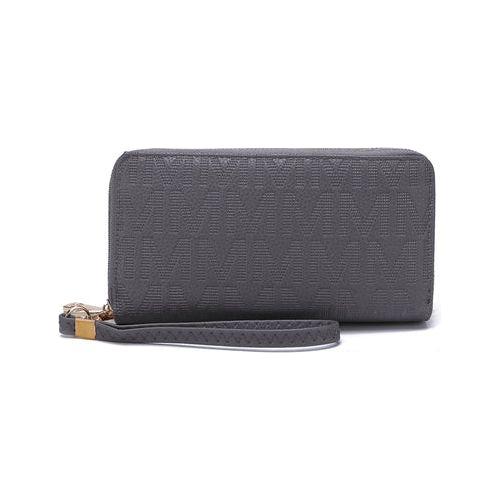 Lisbette Embossed M Signature Wallet - A Touch of Elegance