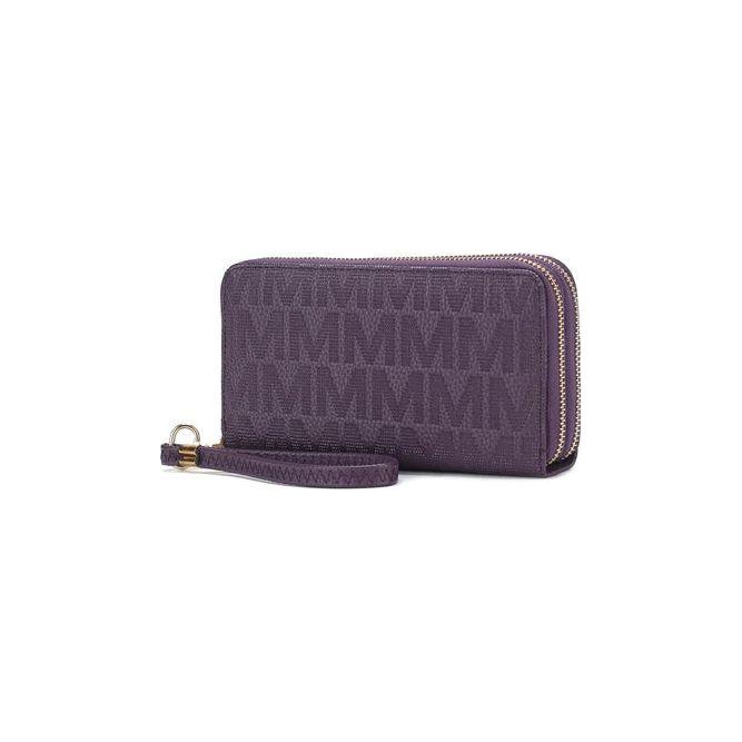 Lisbette Embossed M Signature Wallet - A Touch of Elegance