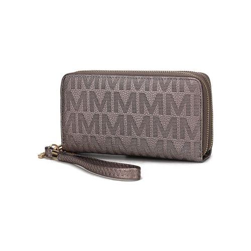 Load image into Gallery viewer, Lisbette Embossed M Signature Wallet - A Touch of Elegance
