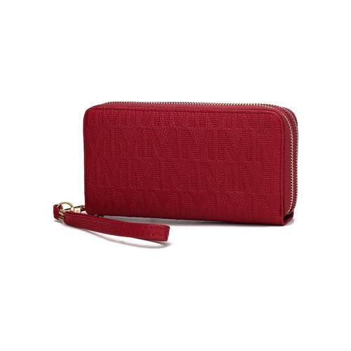 Load image into Gallery viewer, Lisbette Embossed M Signature Wallet - A Touch of Elegance
