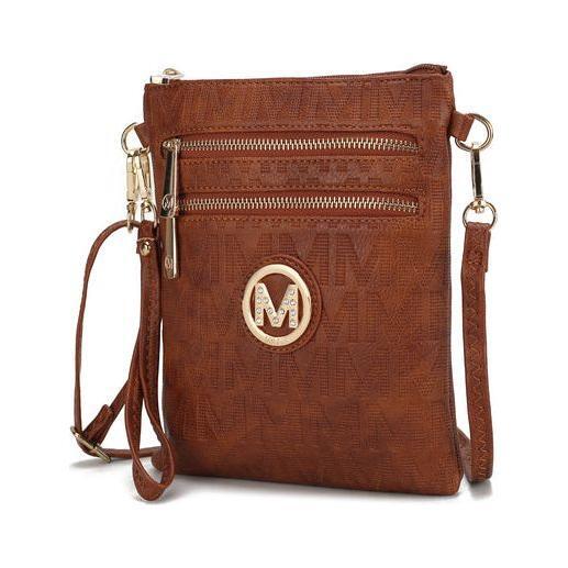 MKF Collection Andrea Milan M Signature Crossbody Bag by Mia K
