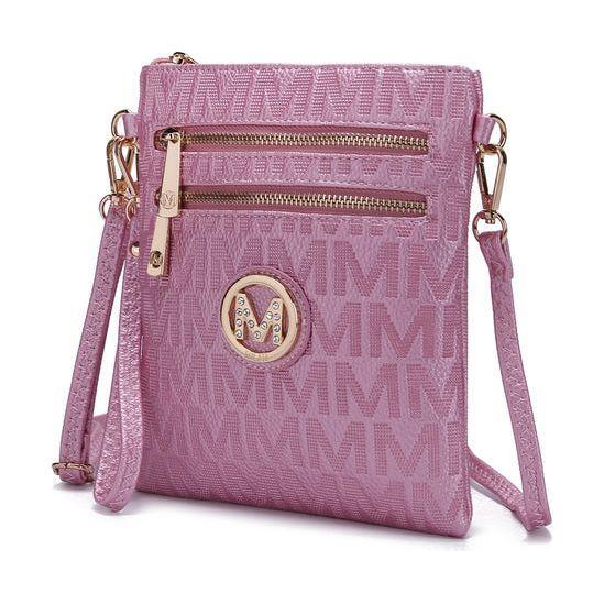MKF Collection Andrea Milan M Signature Crossbody Bag by Mia K