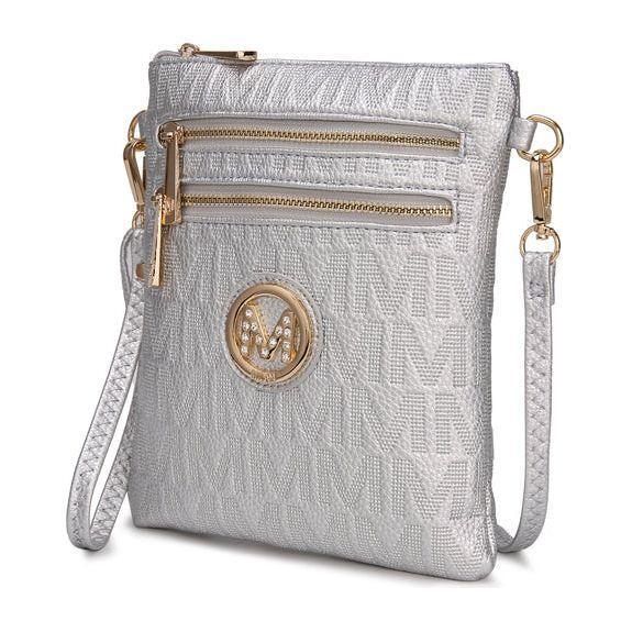 MKF Collection Andrea Milan M Signature Crossbody Bag by Mia K