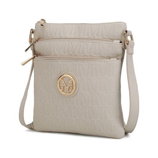 Lennit Embossed M Signature Crossbody Bag - A Touch of Luxury