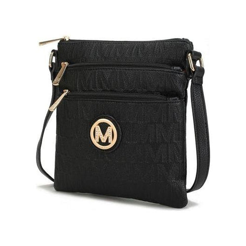 Load image into Gallery viewer, Lennit Embossed M Signature Crossbody Bag - A Touch of Luxury
