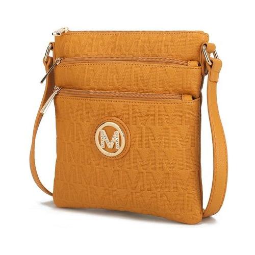 Load image into Gallery viewer, Lennit Embossed M Signature Crossbody Bag - A Touch of Luxury
