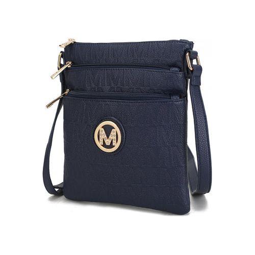 Load image into Gallery viewer, Lennit Embossed M Signature Crossbody Bag - A Touch of Luxury
