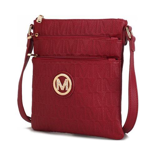 Load image into Gallery viewer, Lennit Embossed M Signature Crossbody Bag - A Touch of Luxury
