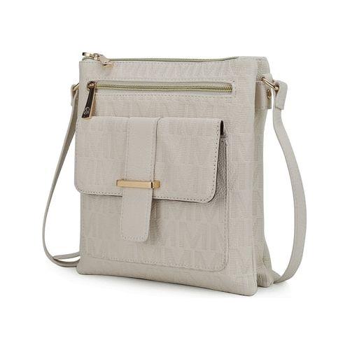 MKF Collection Janni Signature Embossed Crossbody Bag - A Luxe Essentials