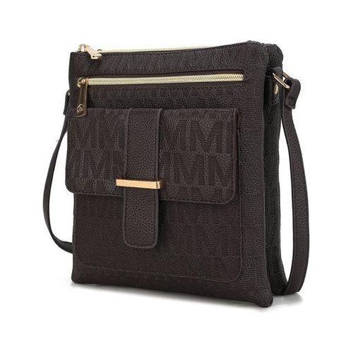 Load image into Gallery viewer, MKF Collection Janni Signature Embossed Crossbody Bag - A Luxe Essentials
