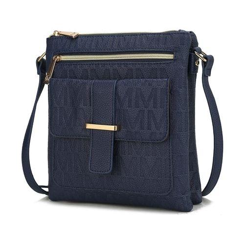 MKF Collection Janni Signature Embossed Crossbody Bag - A Luxe Essentials