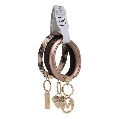 Load image into Gallery viewer, Jasmine Vegan Leather Women Bangle Wristlet Keychain set
