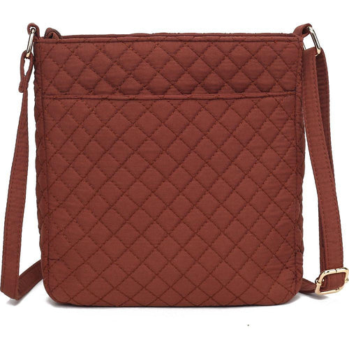 Load image into Gallery viewer, Lainey Solid Quilted Cotton Women Crossbody Bag
