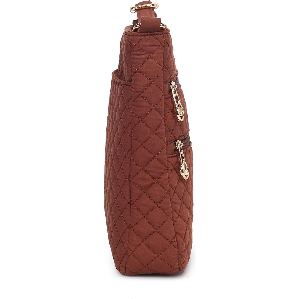 Lainey Solid Quilted Cotton Women Crossbody Bag