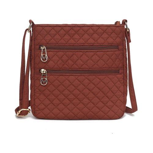 Load image into Gallery viewer, Lainey Solid Quilted Cotton Women Crossbody Bag
