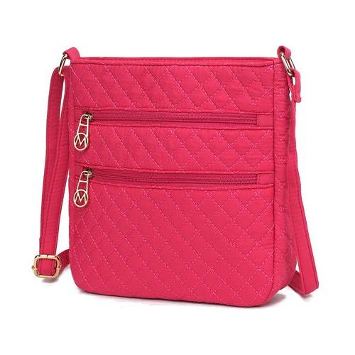 Load image into Gallery viewer, Lainey Solid Quilted Cotton Women Crossbody Bag
