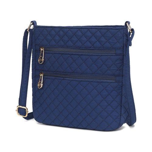 Load image into Gallery viewer, Lainey Solid Quilted Cotton Women Crossbody Bag
