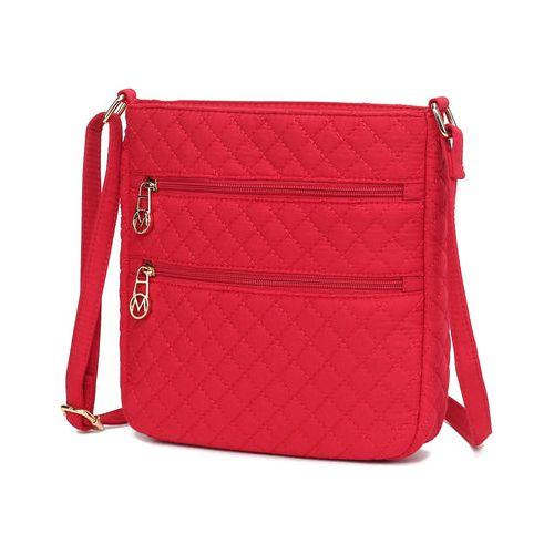 Load image into Gallery viewer, Lainey Solid Quilted Cotton Women Crossbody Bag
