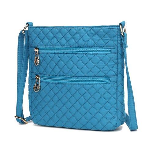 Load image into Gallery viewer, Lainey Solid Quilted Cotton Women Crossbody Bag
