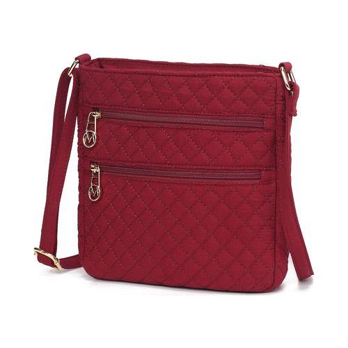 Load image into Gallery viewer, Lainey Solid Quilted Cotton Women Crossbody Bag
