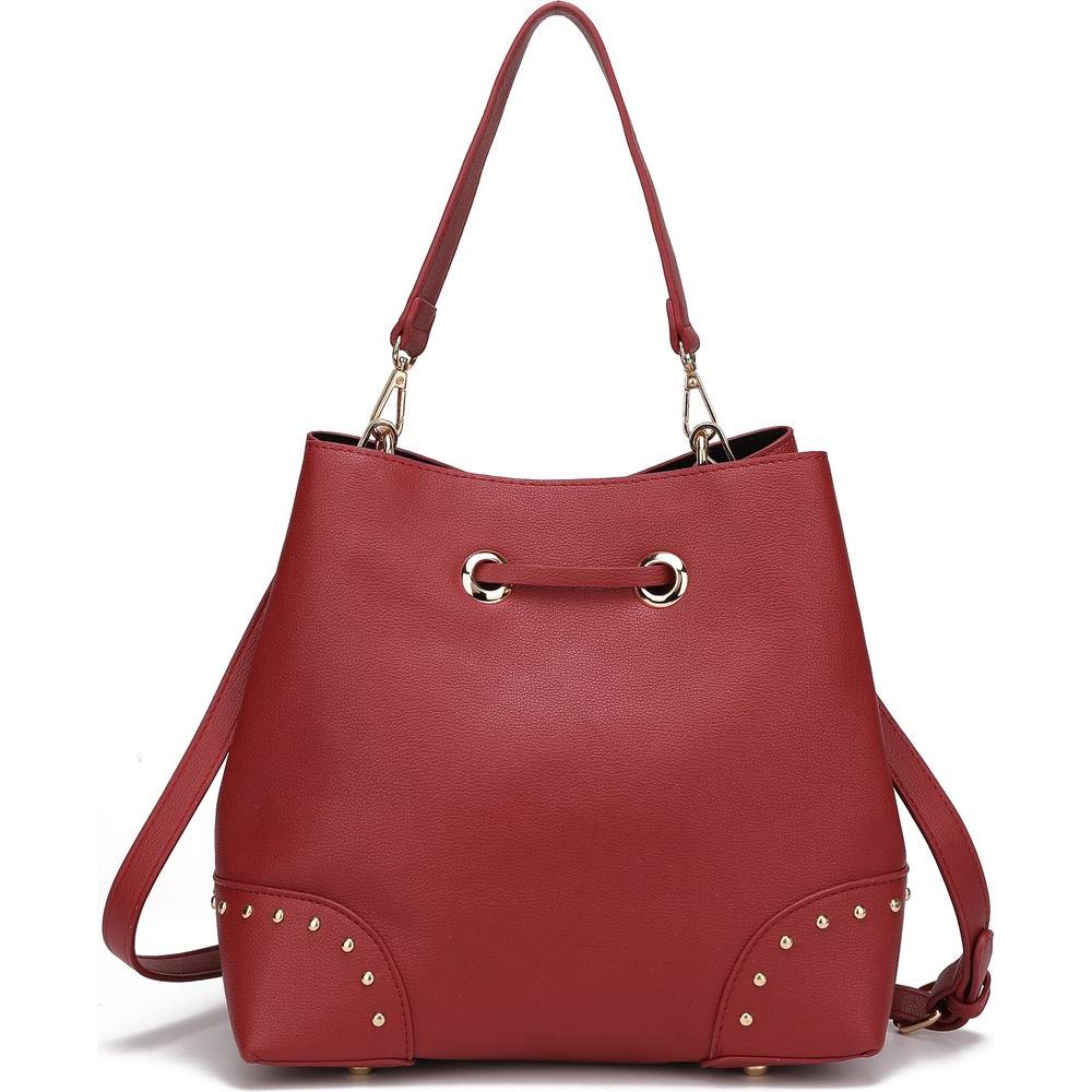 Callie Solid Bucket Bag with matching Wallet