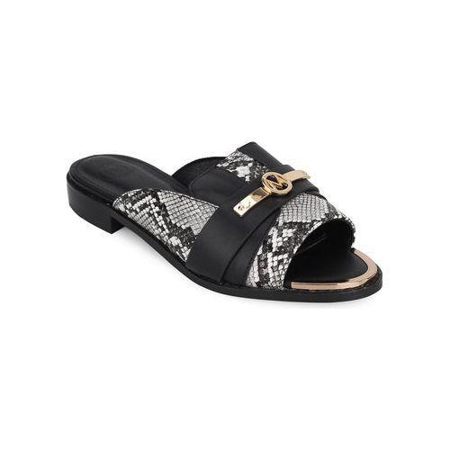 Load image into Gallery viewer, MKF Collection Celine Sandal Snake with Decorative Buckle by Mia K
