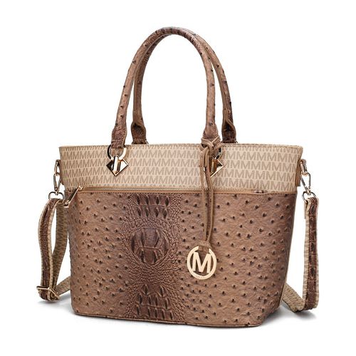 Load image into Gallery viewer, Grace Signature and Croc Embossed Tote
