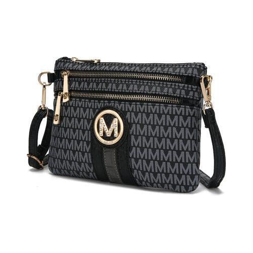 MKF Collection Tarren Signature Crossbody/ Wristlet Bag by Mia K