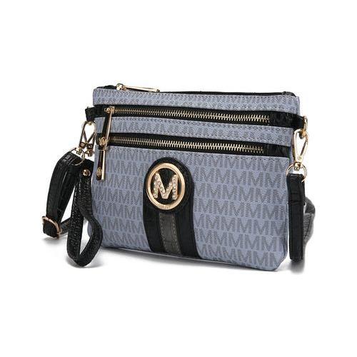 MKF Collection Tarren Signature Crossbody/ Wristlet Bag by Mia K