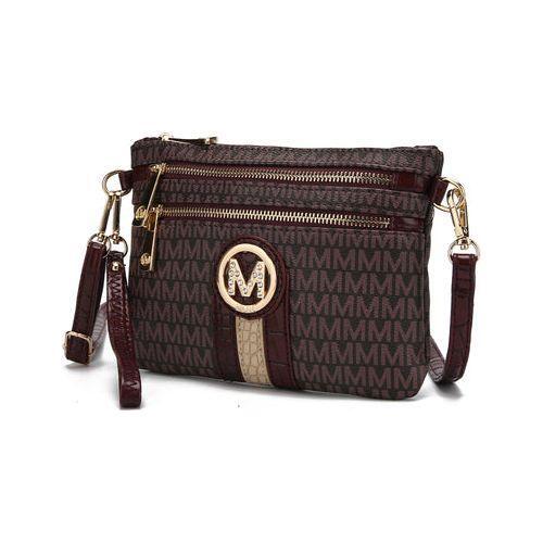 Load image into Gallery viewer, MKF Collection Tarren Signature Crossbody/ Wristlet Bag by Mia K
