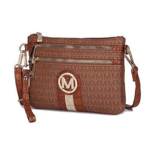 Load image into Gallery viewer, MKF Collection Tarren Signature Crossbody/ Wristlet Bag by Mia K
