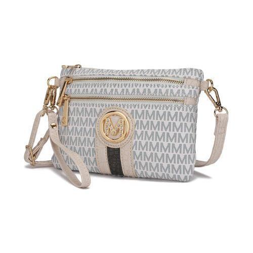 Load image into Gallery viewer, MKF Collection Tarren Signature Crossbody/ Wristlet Bag by Mia K
