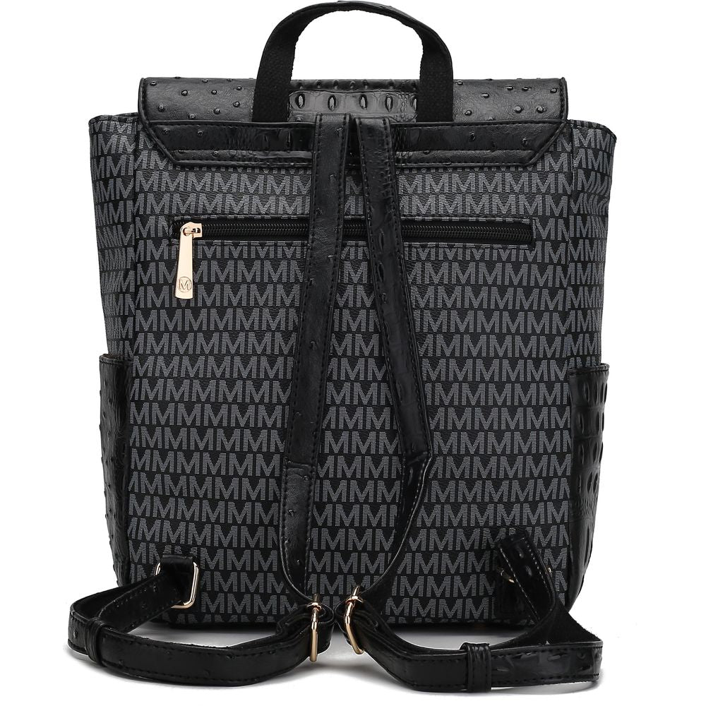 Leidy M Signature/Croco Backpack