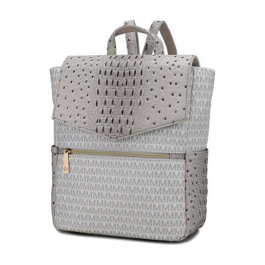 Leidy M Signature/Croco Backpack